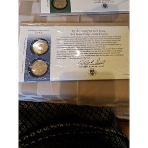 2000 MASSACHUSETTS P/D QUARTER SET FIRST‎ DAY ISSUE